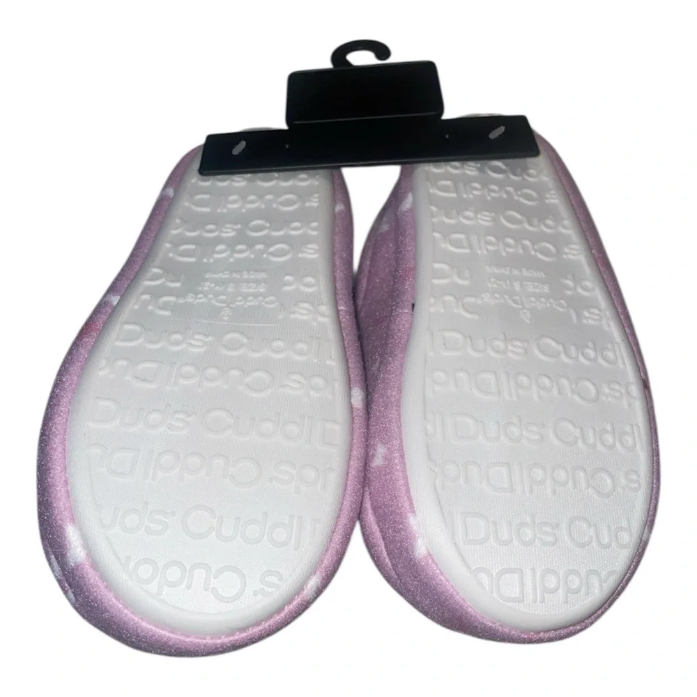 Cuddl Duds Butterfly slippers and pajama Set